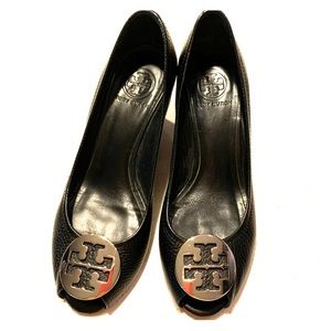 Tory Burch Sally Peep Toe Wedge